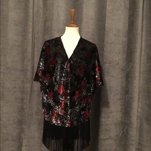 Multicolor cape